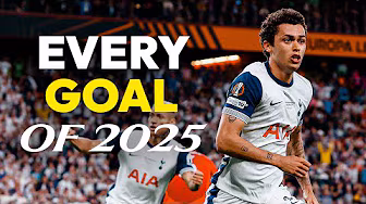 EVERY Premier League, Champions League, Europa League, FA Cup and Carabao Cup goal of 2025!