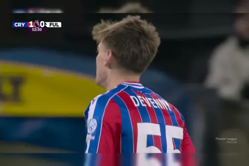 [Highlights] Crystal Palace's smooth counter-attack in the final third, Eze's follow-up shot blocked