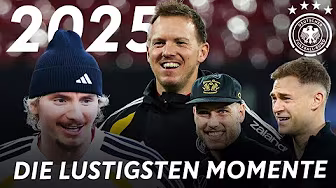 "Der schreit mich immer so an! 😳😂 | Die lustigsten Outtakes der DFB-Männer 2025
