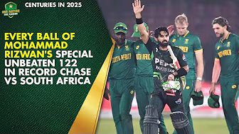 Every ball of Mohammad Rizwan's Special Unbeaten 122 in Record Chase vs South Africa | Karachi, 2025