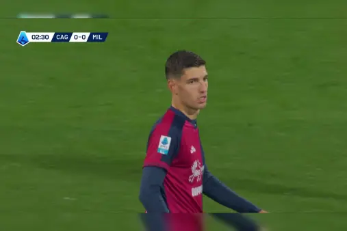 [Highlights] No shooting boots today! Prati tries a long-range shot from the edge of the box unmarked, sends it flying over