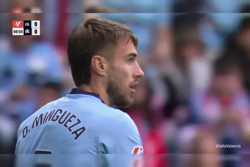 [Highlights] Mingueza's powerful long-range shot from outside the box, Aguirrezabala makes a sensational diving save