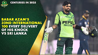 Babar Azam's 3️⃣2️⃣nd international 💯 | Every Delivery of His Knock vs Sri Lanka | Rawalpindi, 2025