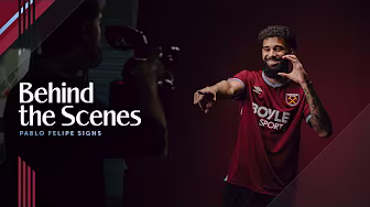 Pablo Felipe's First Day As A Hammer! ⚒️ | Behind the Scenes 🎞️