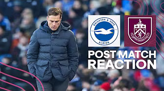 Scott Parker Reflects On Away Defeat | REACTION | Brighton 2-0 Burnley