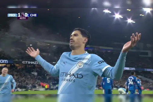 [Goal] 3 goals in 4 rounds! Reijnders blasts home from a tight angle on the left side of the box into the near corner