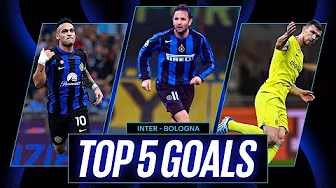 MIHAJLOVIĆ, LAUTARO, DZEKO E... SOLO GOL DI QUALITÀ  🔙 | TOP 5 GOL vs BOLOGNA ⚽