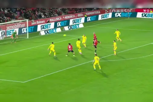 [Highlights] Cross from the wing! Mallorca organizes attack, Muriqui's far-post header flies over