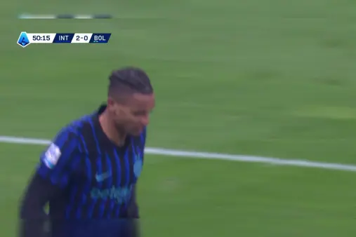 [Highlights] Slight loss of balance! Inter's free kick, Akanji's outside-the-foot shot just wide