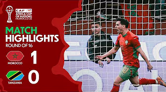 HIGHLIGHTS | Morocco 🆚 Tanzania | #TotalEnergiesAFCON2025 - Quarter final | ملخص المغرب وتنزانيا