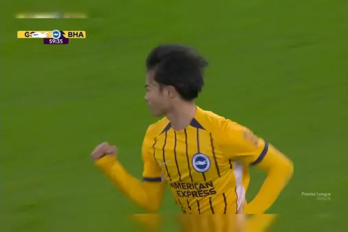[Goal] Man City concede! Brighton winger cuts inside, beats defender and scores with a low shot