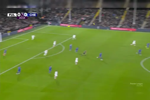 [Red Card] Cucurella's pull on Wilson results in straight red, teammates protest and receive three yellow cards in a row