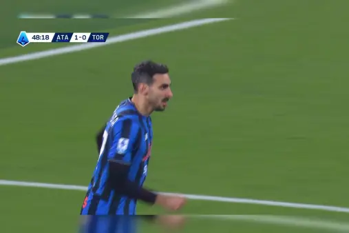 [Highlights] Zalewski flicks with heel, Zappacosta's narrow-angle shot hits post