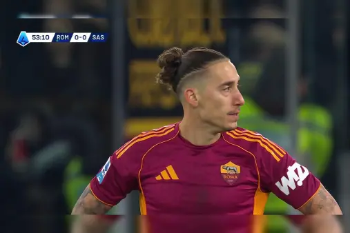 [Highlights] El Shaarawy's high-quality shot from the edge of the box saved, Tsimikas blasts the rebound over