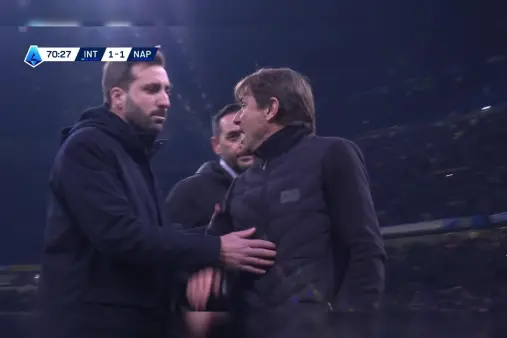 [Highlights] Conte sent off directly! Conte shown red card for dissatisfaction with referee's decision