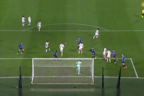 [Highlights] Krstović's header, unfortunately too straight