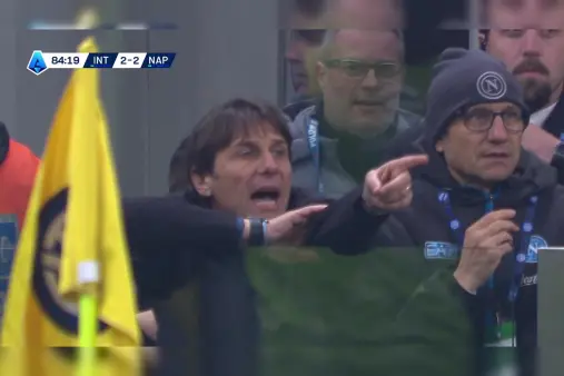 [Highlights] What doesn't kill me makes me stronger! Conte directs the team from the stands