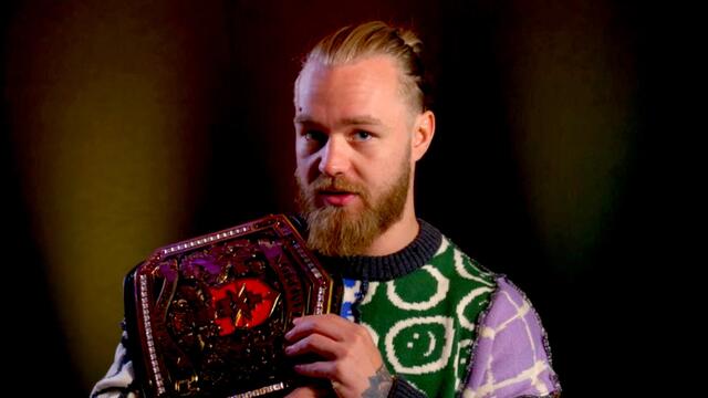 Tyler Bate plans to walk out of Worlds Collide as champion: WWE NXT, Aug. 23, 2022 background