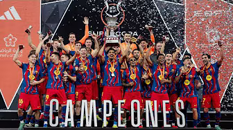 FC BARCELONA SPANISH SUPERCUP 25/26 TROPHY CELEBRATION! 🔵🔴🏆