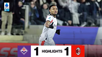 Nkunku entra e la pareggia allo scadere | Fiorentina 1-1 AC Milan | Serie A Highlights
