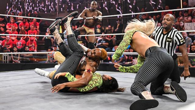 Pretty Deadly vs. Edris Enofé & Malik Blade — NXT Tag Team Title Match: WWE NXT, Oct. 25, 2022 background