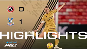 4 wins in a row 🤯 | BWSL2 Highlights | Sheffield UTD 0-1 Palace