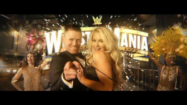 The Miz and Maryse’s WrestleMania song and dance background