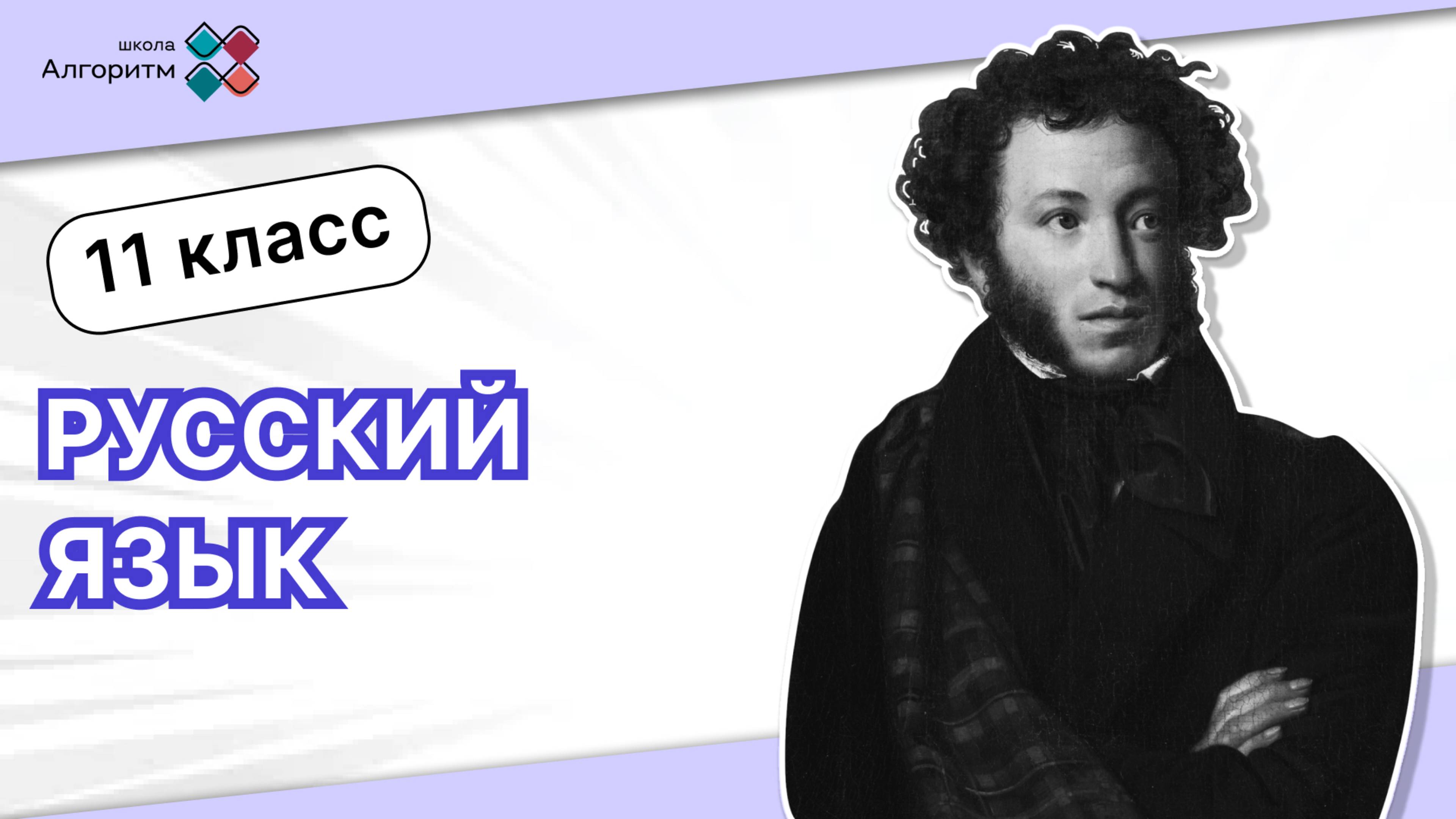 11 класс. Русский язык background