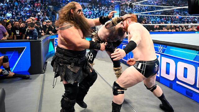 The Viking Raiders take Drew McIntyre and Sheamus out: SmackDown, Jan. 27, 2023 backdrop