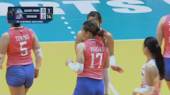 Rose Vargas MAKES HER PRESENCE FELT vs. Galeries Tower in Set 3 🍦 | 2025 PVL Reinforced Conference