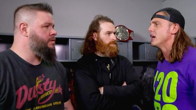 Sami Zayn, Kevin Owens and Matt Riddle discuss strategy: Raw highlights, April 17, 2023 background