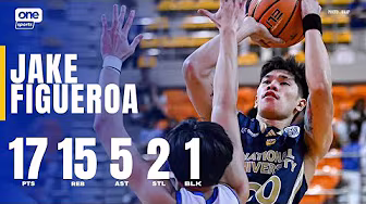 Jake Figueroa DROPS 17 PTS for NU vs Ateneo đŸ | UAAP Season 88 Menâs Basketball