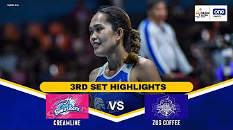 CREAMLINE vs. ZUS COFFEE | SET 3 HIGHLIGHTS | 2025 PVL REINFORCED CONFERENCE | OCT. 23 background