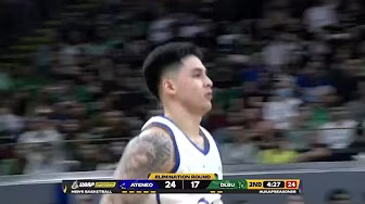 Dominic Escobar UNLEASH POWER for Ateneo vs DLSU in FIRST HALF đ„ | UAAP Season 88 Menâs Basketball