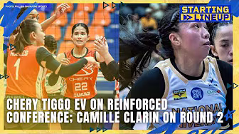 Chery Tiggo EV on PVL Reinforced Conference, Clarin on UAAP Round 2 | STARTING LINEUP | FULL EPISODE background