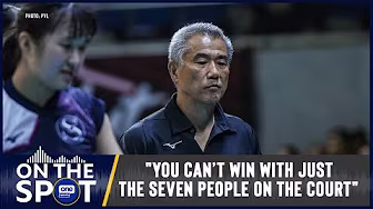 Coach Kiyokazu Yamamoto on Kobe Shinwa’s reverse sweep over Chery Tiggo | #OSOnTheSpot