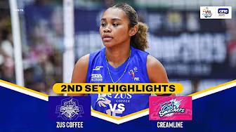 ZUS COFFEE vs. CREAMLINE | SET 2 HIGHLIGHTS | 2025 PVL ON TOUR | JULY 19, 2025 background