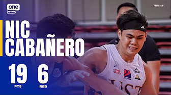 Nic Cabañero’s 19-POINT FIGHT for UST vs NU | UAAP Season 88 Men’s Basketball background