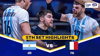 FRANCE vs. ARGENTINA | SET 5 HIGHLIGHTS | 2025 FIVB MEN’S WORLD CHAMPIONSHIP | SEPT 18, 2025 backdrop