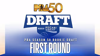 FIRST ROUND | PBA SEASON 50 ROOKIE DRAFT background