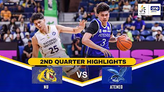 NU vs ATENEO | 2ND QUARTER HIGHLIGHTS | UAAP SEASON 88 MENâS BASKETBALL | OCT. 18, 2025 background