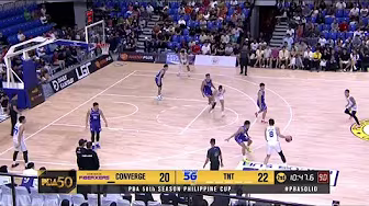 Calvin Oftana ON FIRE in THREE-POINT LAND for TNT vs. Converge | PBA Season 50 Philippine Cup background