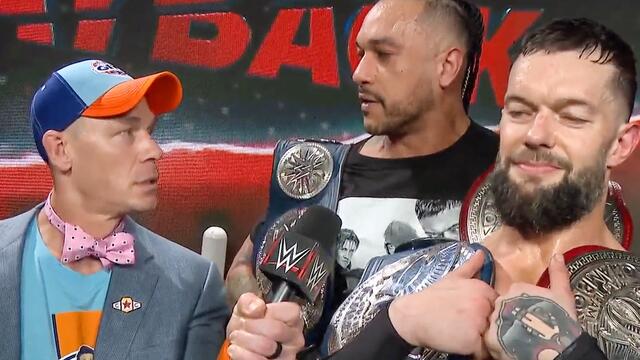John Cena interviews The Judgment Day: WWE Payback 2023 highlights backdrop