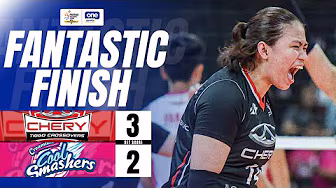 CHERY TIGGO'S HEART-POUNCING 5TH SET FINISH vs CREAMLINE! | 2025 PVL INVITATIONAL background