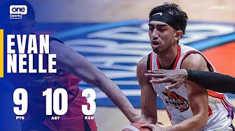 Evan Nelle DROPS 10 AST for Phoenix vs San Miguel | PBA SEASON 50 PHILIPPINE CUP background