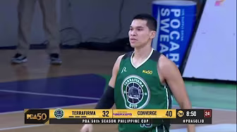 Aljon Mariano FIRES FIRST BUCKET for Terrafirma vs. Converge in 1Q | PBA Season 50 Philippine Cup