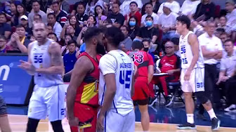 Tautuaa TAUNTS after BLOCKING BGR! 😤 | PBA Season 49 Philippine Cup Finals G4 background