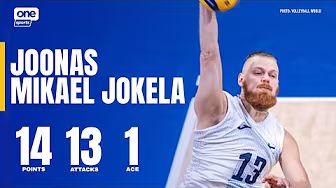 Jokela POWERS Finland with 14 PTS vs. Belgium đ„ | 2025 FIVB MEN'S WORLD CHAMPIONSHIP | HIGHLIGHTS