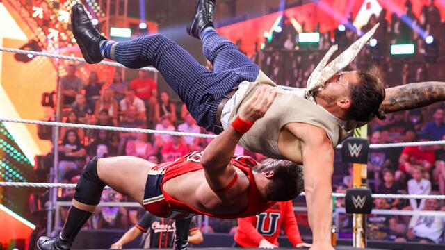 Duke Hudson vs. Luca Crusifino: NXT Level Up highlights, July 28, 2023 background