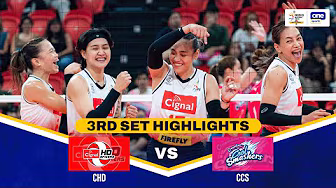 CIGNAL vs. CREAMLINE | SET 3 GAME HIGHLIGHTS | 2025 PVL INVITATIONAL | AUGUST 21, 2025